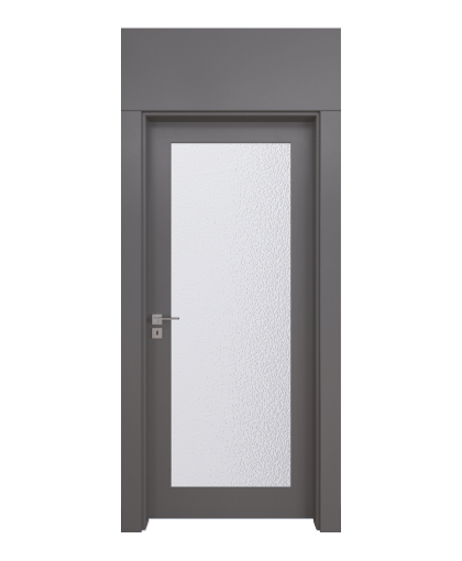 BY-160V Porte intérieure Laqué Vitrée